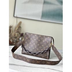 LV TOILET POUCH XL 老花盥洗袋改造包斜挎单肩包M47542