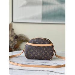 LV Blois中古老花苹果包斜挎包M51221