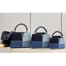 LV Capucines 牛仔布手袋M59268/M59269/M59430