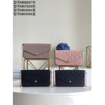 LV M68697/M67856/M64064/M64099 FÉLICIE POCHETTE 三件套链条包