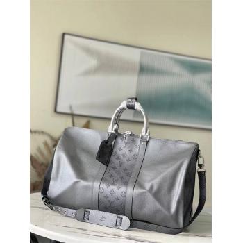 LV M53766 银色 KEEPALL BANDOULIÈRE 50 旅行袋