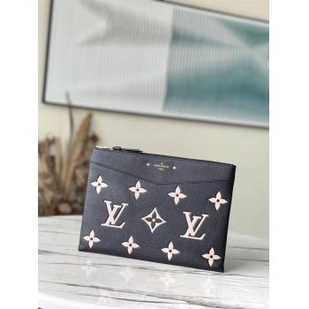 LV M81292 黑色 Mélanie 中号手拿包