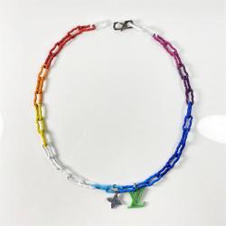 LV M00275 RAINBOW CHARMS 项链