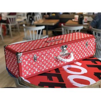 Supreme Red LV Monogram 特大储物箱滑板箱