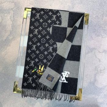 LV MP2701 DAMIER GEANT WAVE MONOGRAM SCARF NIGO鸭子围巾