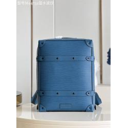 LV M44752水波纹蓝色 SOFT TRUNK 小号双肩包