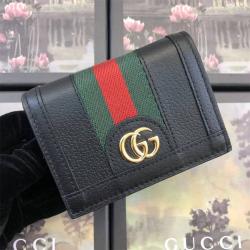 GUCCI古驰523155 Ophidia系列皮革卡包钱包