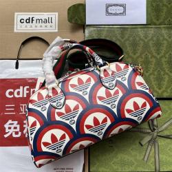 GUCCI古驰702397 旅行袋 adidas x Gucci联名系列迷你旅行包