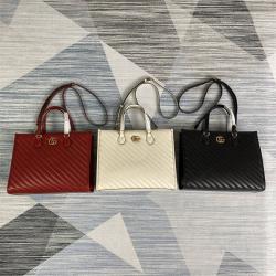 GUCCI古驰627332 GG Marmont中号托特包购物袋