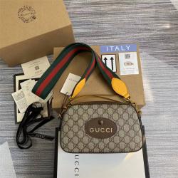 GUCCI古驰476466 相机包 Neo Vintage GG Supreme帆布邮差包