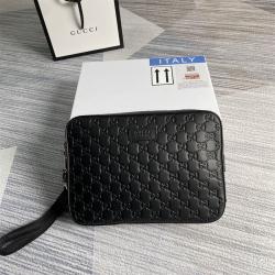 GUCCI古驰429146 GG Supreme皮革手拿包