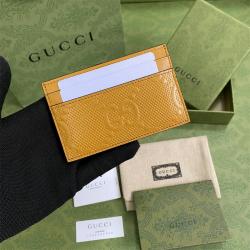 GUCCI古驰625564 GG印花压纹卡片夹卡包