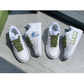 古驰耐克Gucci x Nike Air Force 1 07 空军一号古驰联名低帮运动鞋板鞋