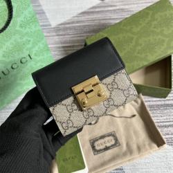 GUCCI古驰453155 Padlock系列三折钱包