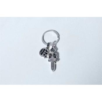 Chrome hearts CH克罗心官网价格纯银匕首宝剑钥匙圈钥匙环饰品