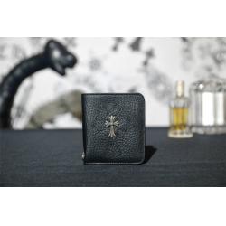 Chrome Hearts CH克罗心中文官网十字架对折短款钱包W058-1