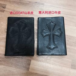 Chrome hearts CH克罗心官网价格经典真皮十字架护照包