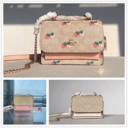 coach 中国官网蔻驰正品C9946 CB594 MINI KLARE草莓迷你风琴包