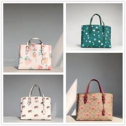 奥特莱斯蔻驰是正品吗COACH C8217/C8613/CA252/CB600 MOLLIE TOTE 25印花托特包购...