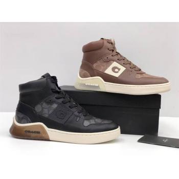 coach工厂店蔻驰官网CITYSOLE 男士高帮运动鞋气垫休闲鞋