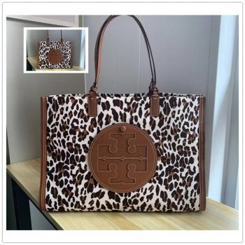 汤丽柏琦美国官网tory burch TB 90771 新款ELLA豹纹托特包