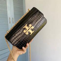 汤丽柏琦官方旗舰店tory burch TB 142506 新款ELEANOR系列鳄鱼纹长款链条包