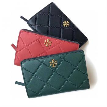 高仿托里伯奇包包tory burch TB 8808 1802 GEORGIA TOP-ZIP CARD CASE中款对折卡包