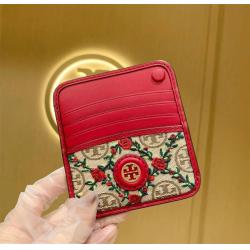 汤丽柏琦真假鉴别图解tory burch TB 87063 T MONOGRAM玫瑰刺绣卡包