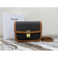 celine中国官网赛琳189172/189173 CLASSIC中号老花豆腐包88007