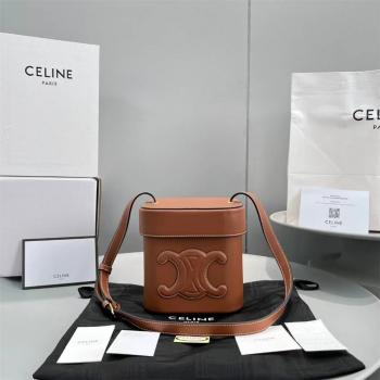 celine包包官网思琳女包199253 BOX TRIOMPHE中号牛皮革盒子包60264