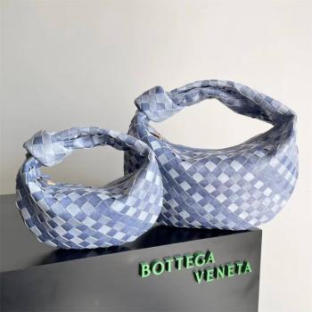 Bottega Veneta葆蝶家bv 651876 690225 Mini Teen Jodie牛仔印花羊皮单肩包