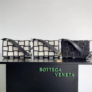 bottega veneta BV葆蝶家中国官网741451 男士帆布方块包Cassette斜挎包