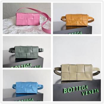 bottega veneta BV葆蝶家中文官网651053大方块油蜡皮Cassette腰包