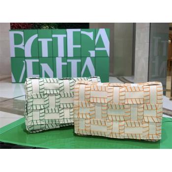 bottega veneta BV葆蝶家官网原单691400 Cassette斜挎包外缝线方块包