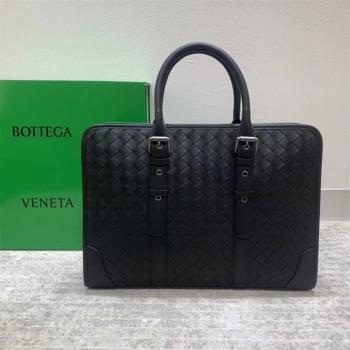 bottega veneta葆蝶家BV原单男包经典编织胎牛皮公文包079