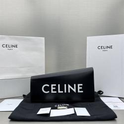 celine澳洲官网思琳女包110763字母印花亮泽牛皮革不对称手包60678