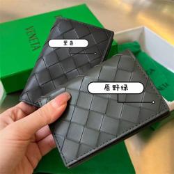 Bottega Veneta葆蝶家bv男包价格605720 Intrecciato编织皮革卡包