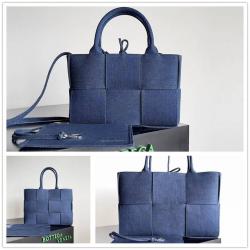 Bottega Veneta葆蝶家bv 709337/652867/744022 Arco Tote牛仔布托特包7072...