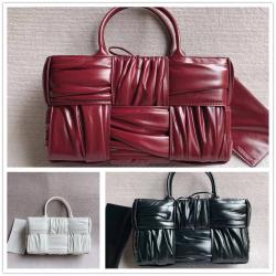 bottega veneta BV葆蝶家原单女包Arco Tote褶皱牛皮中号托特包