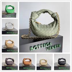 bottega veneta葆蝶家BV包包官网709562 Mini Jodie迷你链条打结包饺子包