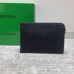 bottega veneta葆蝶家BV男包男士编织胎牛皮手拿包9021小格