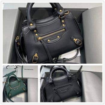 Balenciaga巴黎世家美国官网638524 638512 Neo Classic迷你Top Handle机车包