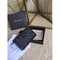 bottega veneta BV葆蝶家男包官网新款中格编织钥匙包8516