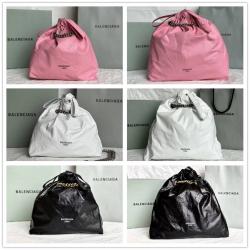 balenciaga品牌巴黎世家垃圾袋742942 742941 CRUSH 小号/中号托特包