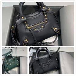 Balenciaga巴黎世家美国官网638524 638512 Neo Classic迷你Top Handle机车包