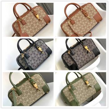 LOEWE罗意威A039N07X03/A039N08X02 Amazona 23/28 提花锁头包波士顿包062128/062126