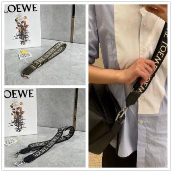 LOEWE罗意威中国官网C073R53 Anagram 提花布和牛皮革 D 环肩带