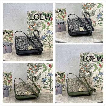 LOEWE罗意威中文官网A896N09X06 Anagram 提花布和牛皮 Goya 手袋豆腐包