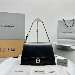 Balenciaga巴黎世家765466新品CRUSH中号单肩包沙漏包92849