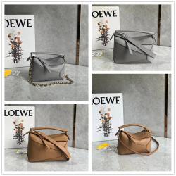 罗意威 loewe官网女包A510P88/A510P60柔软粒面牛皮革迷你/小号 Puzzle 新款几何包